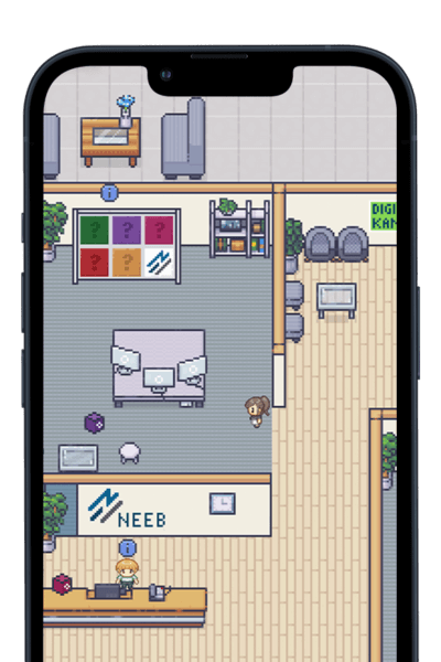 Smartphone mit Talent-Game