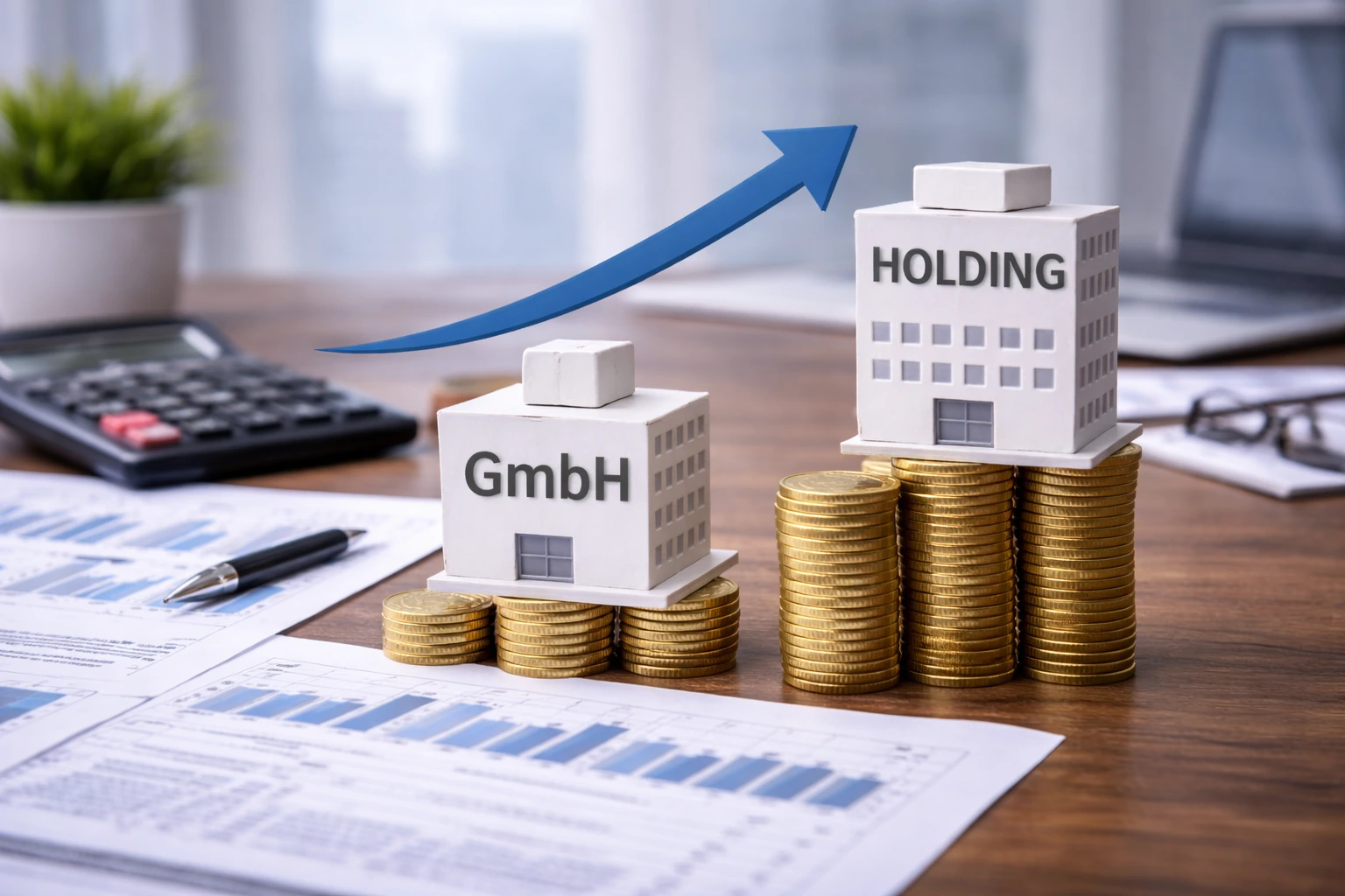 Steuerstrategie durch GmbH und Holding