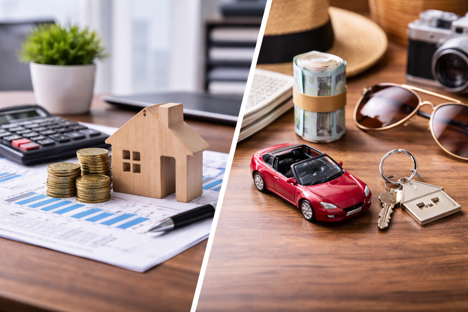 Vergleich von Betriebs-und Privatvermoegen