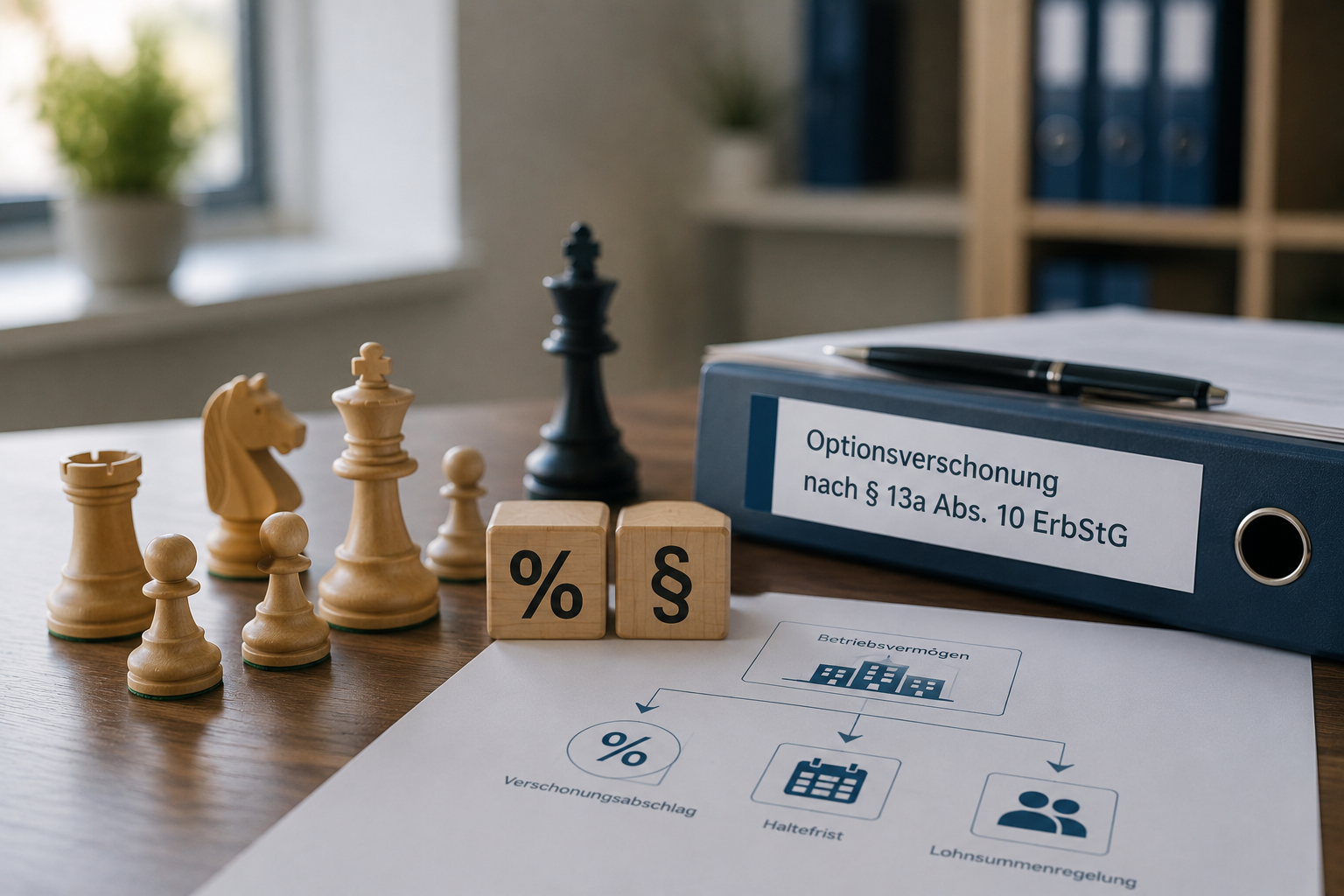 Optionsverschonung nach § 13a Abs. 10 ErbStG